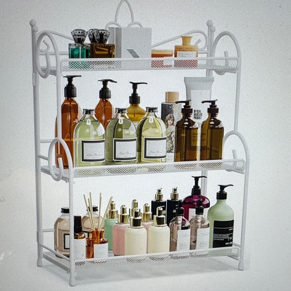 3-Tier White Storage Rack - Picture 5 of 6